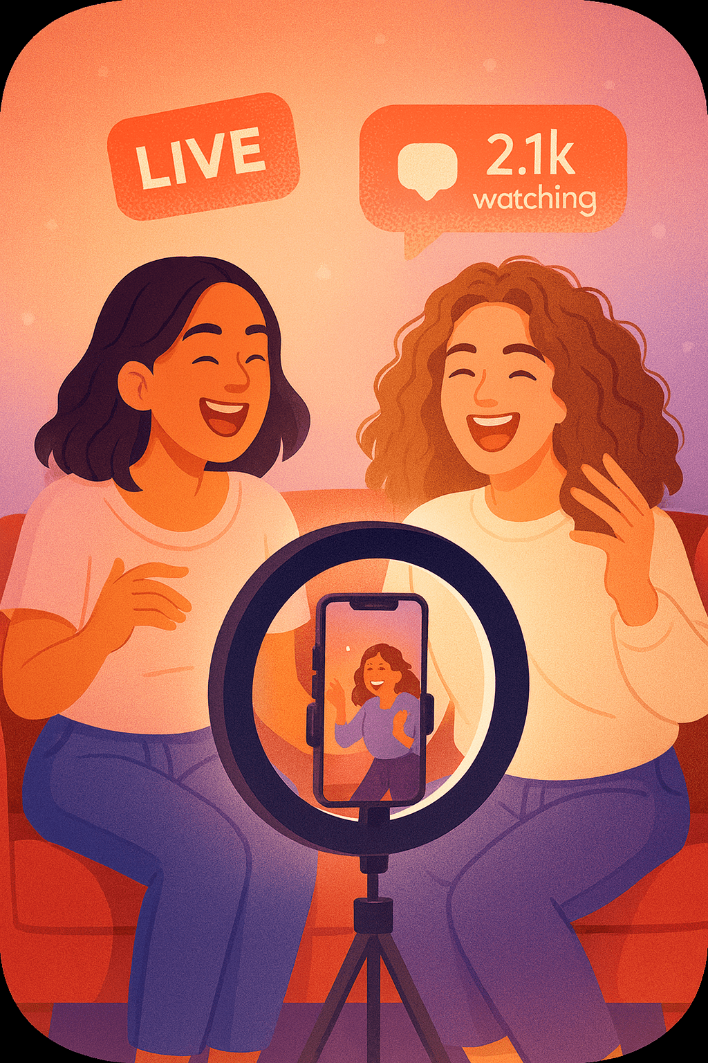 Créatrice qui créer du contenu pour Instagram