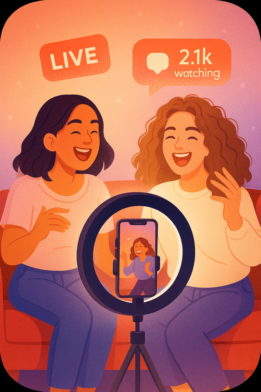 Créatrice qui créer du contenu pour Instagram