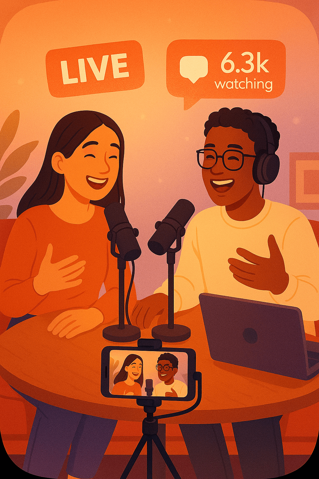 Créateurs en duo en direct sur Instagram pour obtenir des Likes